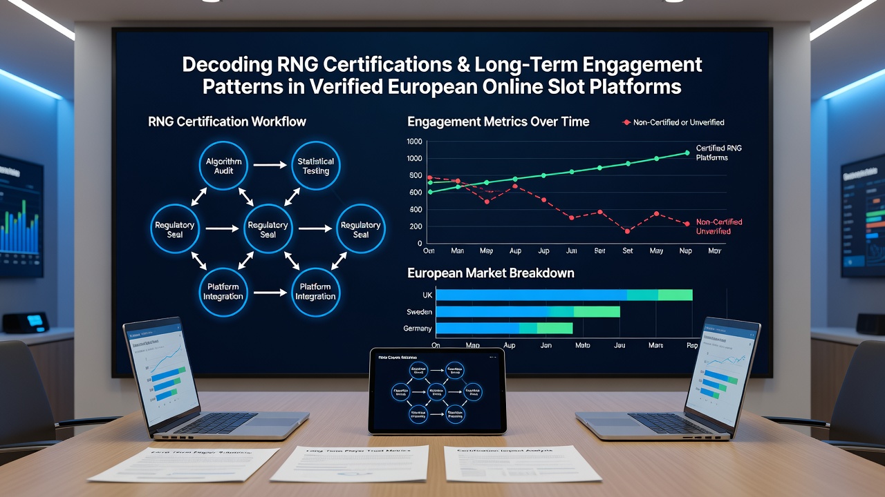 Grafieken en data over langetermijn betrokkenheid in Europese slots met RNG-verificatie