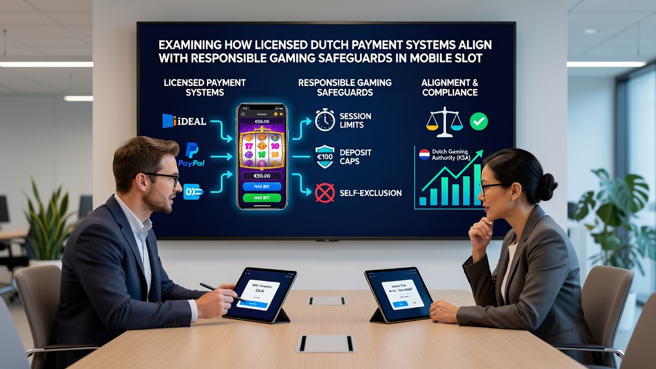 Mobiele slot interface met betaalintegratie en limietwaarschuwingen