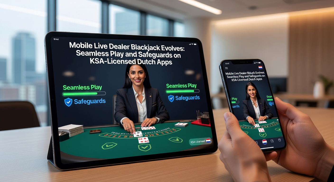 Grafiek met statistieken over spelersaantallen en veiligheidsfeatures in mobiel live blackjack op Nederlandse apps, inclusief KSA-logo