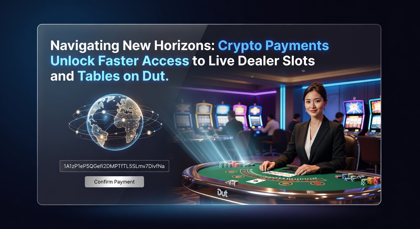 Grafiek met blockchain-transacties en live dealer tafels op een mobiel scherm, illustrerend de snelle verbinding tussen crypto en real-time casino-actie