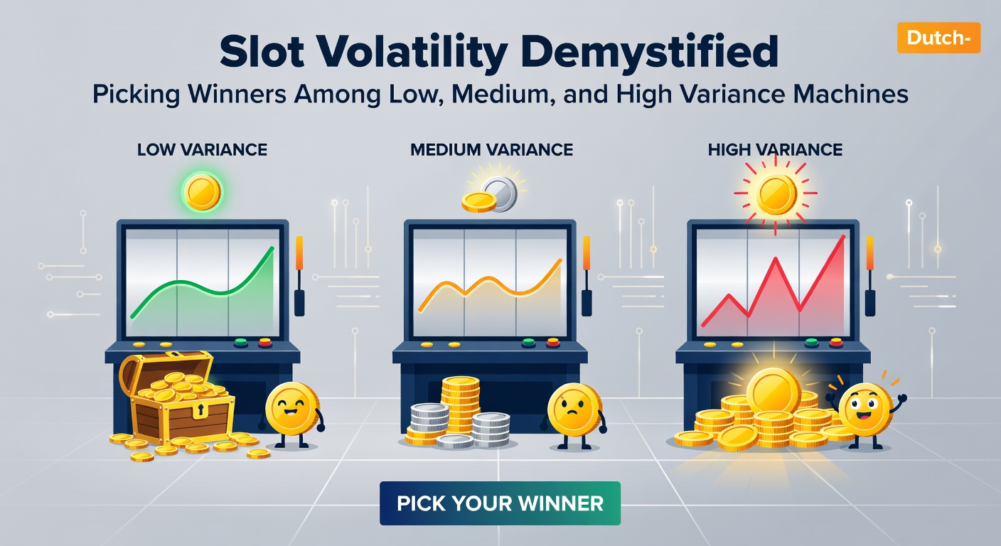 Vergelijkingstabel van winfrequentie en maximale uitbetaling bij low, medium en high variance slots op legale Nederlandse platforms